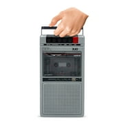 QFX Retro-40 Shoebox-Style Cassette Tape Player/Recorder with Bluetooth and USB Playback, RETRO-40
