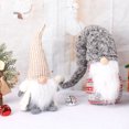 thumbnail image 2 of Gnomo navideño hecho a mano de Tomte sueco, adornos de decoración de elfo navideño, regalos para el día de agradecimiento, gnomos suecos Tomte de 16 pulgadas (gris) Rojo Verde RV011031-01449SDJ, 2 of 5
