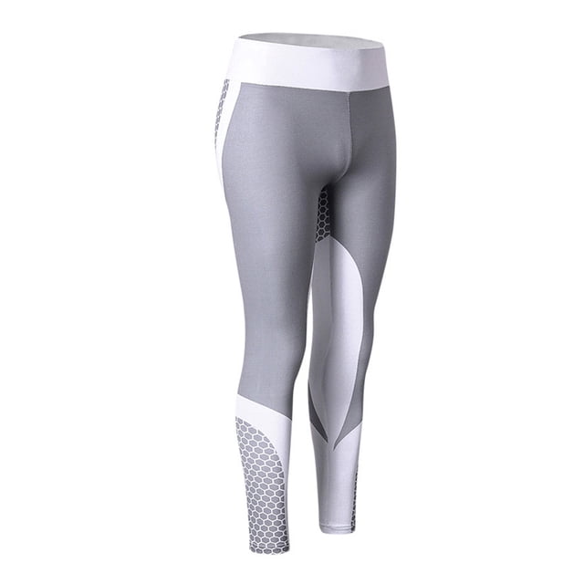 Soidarity Leggings con estampado digital celular para mujer Pantalones deportivos de yoga de cintura alta con levantamiento de glúteos Uniforme atlético gris M Soidarity FS8678-02