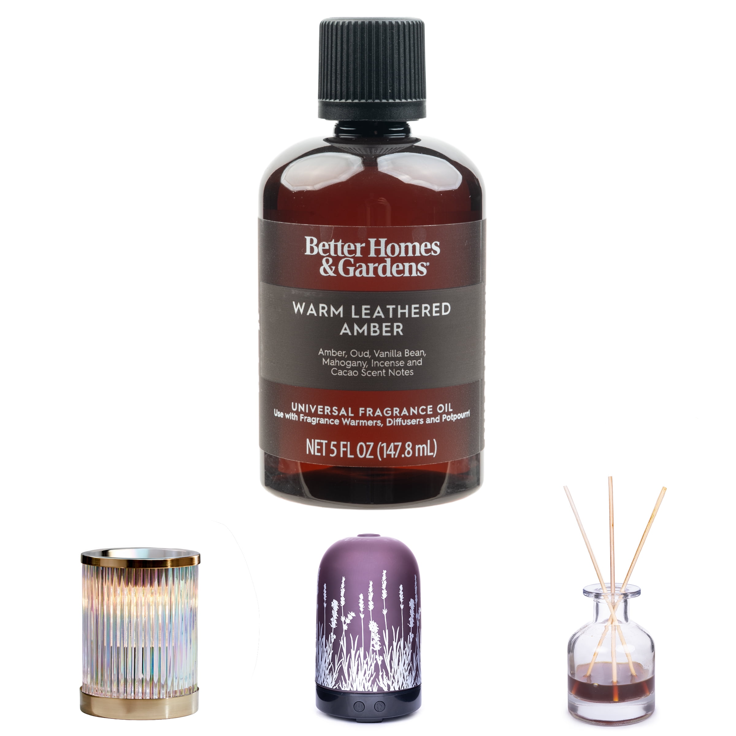 Better Homes & Gardens Universal Fragrance Oil, Warm Leathered Amber 5 fl oz