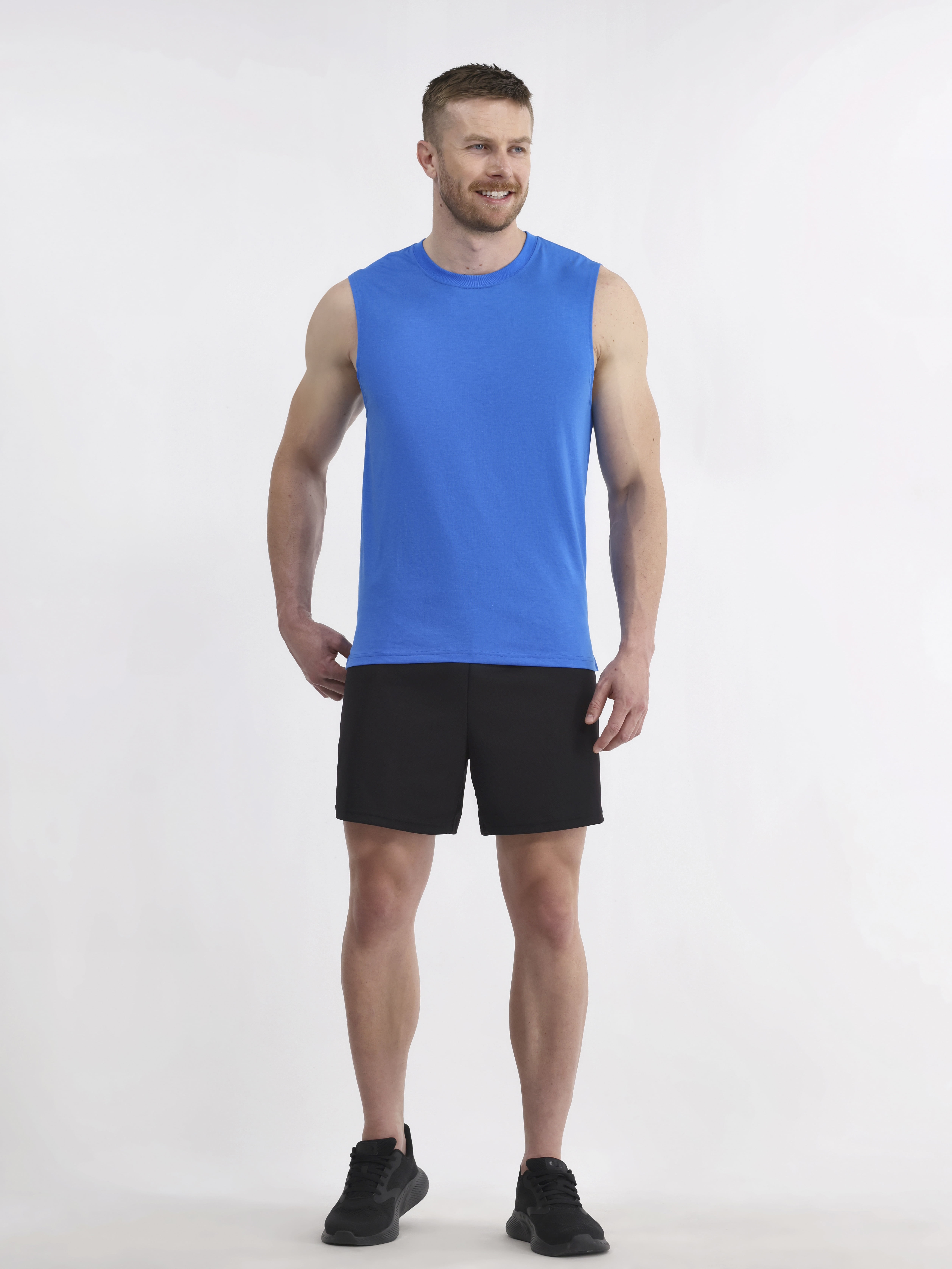 Athletic Works Men's and Men's Big & Tall Tri-Blend Muscle Tee, Sizes XS-4XLT