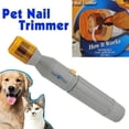 thumbnail image 2 of Pet Dog Cat Nail Trimmer Grinder Electric Grooming Tool Care Clipper Nail File, 2 of 4