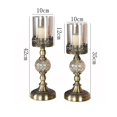 thumbnail image 2 of Candelabro de metal de lujo for decoración de mesa, ideal for bodas, eventos, fiestas y festivales., 2 of 6
