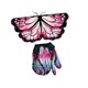 thumbnail image 5 of Conjunto de disfraz de mariposa para niños, atuendo de cóctel para Pascua, disfraz informal de Navidad. Rosa, 5 of 9