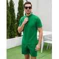 thumbnail image 5 of Men's 2 Pieces Outfits Casual T-Shirt and Shorts Set Athletic Jogging Summer Tracksuit, 5 of 9