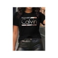 thumbnail image 1 of Women'S Cartoon Art Letter Print Pattern-Elegant Fashion-Ladies round Neck Pullover T-shirt Casual Sports Short Sleeve, 1 of 6