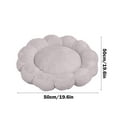 thumbnail image 3 of Moocorvic Small Cat Bed Mat Round 19.7'' Soft Warm Cat Pad with Pillow Around, Reusable Cat Desk Bed for Small to Medium Pet, 3 of 7
