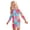 AA#-Sky Blue663, variant on Tiijoy Toddler Girls Long Sleeve Floral Print Rash Guard One-Piece Swimsuit Bathing Suit