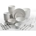 thumbnail image 1 of Gibson All U Need 60 Piece Complete Dinnerware, Glassware, & Flatware Set, White, 1 of 10