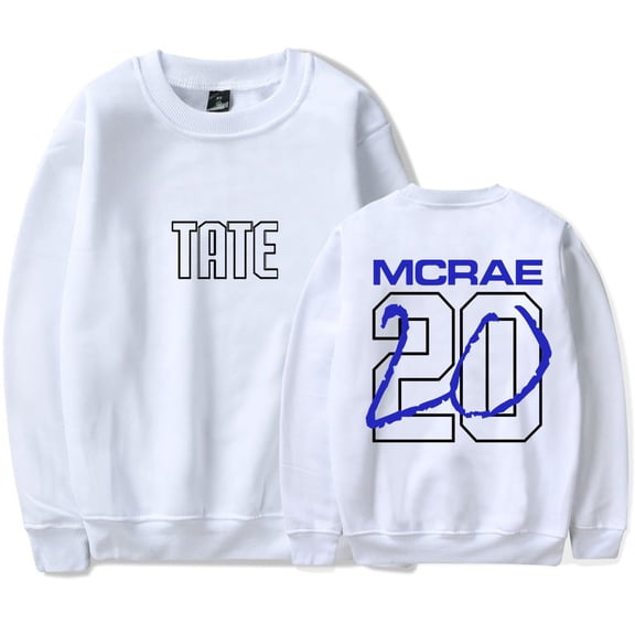 Tate McRae 20 Crewneck Sweatshirts Think Later World Tour Merch Unisex Fashion Long Sleeve T-Shirts