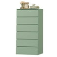 thumbnail image 6 of Homfa 6 Drawer Dresser, Modern Storage Cabinet for Bedroom,Tall Chest of Drawers for Living Room，Green, 6 of 7