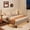 Beige, variant on Upholstered Platform Full Bed Frame with Headboard, Sturdy Wooden Slats, Noise-Free, No Box Spring Needed, Easy Assembly, Modern Bedroom Furniture - Full, Beige