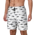 thumbnail image 1 of Fotbe Cute Shark Traje de Baño para Hombre – Shorts de Natación de Secado Rápido con Forro y Bolsillos-X-Large, 1 of 6