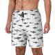 thumbnail image 1 of Balery Cute Shark Bañador para hombre, shorts de playa de secado rápido con entrepierna y forro de compresión-XX-Large, 1 of 6