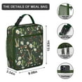 thumbnail image 3 of Rose Insulated Lunch Box Men Reusable Lunch Bag Water-Resistant Lunchbox Picnic Hiking, 3 of 6