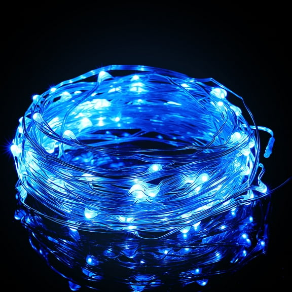 Perfect Holiday 100 LED Copper String Fairy Light - Blue