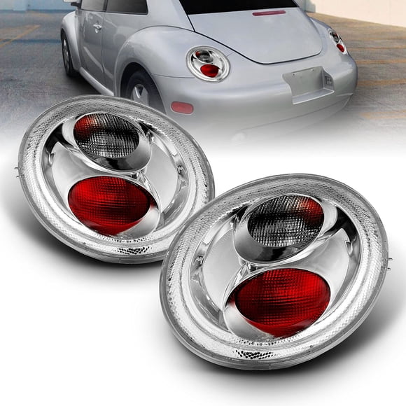 Luces Traseras AmeriLite Altezza Cromadas Transparentes VW Beetle 98-05
