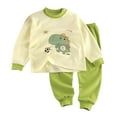 thumbnail image 4 of 2 Piece Pajama Set For Boys & Girls, Soft Viscose From Bamboo Toddler Pajamas For Kids, Family Matching Pjs,cartoon 6-12 Months 12-24 Months 2t 3t 4t 5t 6t 7t 8t 9t Children Green 3-4 Years, 4 of 4
