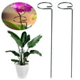 thumbnail image 1 of Climbing Frame, Sturdy Metal Support Pole, Rust-Resistant Iron Garden Trellis for Vines Flowers Easy Installation Space-Saving Design, Green, 1 of 1