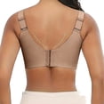thumbnail image 6 of Womens Sports Bras Plus Size Thin Breathable Beauty Back Minimizer Bra Wireless Bras, 6 of 9
