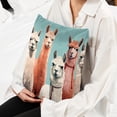 thumbnail image 6 of Alpaca Set - Decorative Pillows Covers, Velvet Throw Pillow Cases with Unique Patterns for Home Decor, 16x16, 18x18, 20x20 Inches, 2 Pack - Great for Various Occasions., 6 of 6