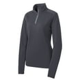 thumbnail image 5 of Sport-Tek LST860 Ladies Sport-Wick Textured 1/4-Zip Pullover, Womens Sweaters, 5 of 6