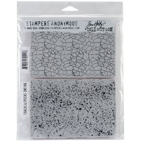 UPC: 0748252601117 | Tim Holtz Cling Stamps 7 X8.5 -Cracks & Specks