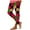 Hot Pink, variant on Feancey Women Holiday Workout Leggings Novelty Mardi Gras Party Tights Trendy Colorblock Striped Yoga Pants Tummy Control High Waisted Leggings Hot Pink S