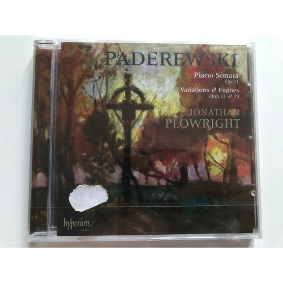 Piano Sonata, Variations and Fugues (Plowright) Ignacy Jan Paderewski (CD)