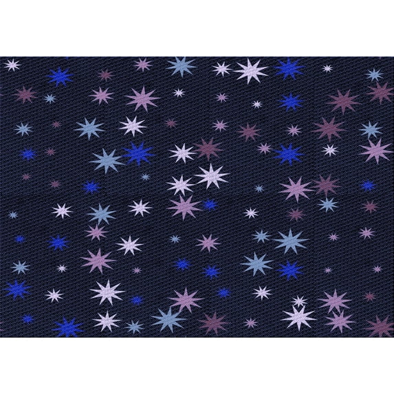 Ahgly Company Machine Washable Indoor Rectangle Transitional Night Black Area Rugs, 7' x 9'