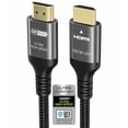thumbnail image 1 of Cable Hdmi 2.1 De 10K 8K 4K Certificado De 10 Pies 48Gbps 1Ms Cable Hdmi De Ultra Alta Velocidad 4K 120Hz 144Hz 10K 8K 60Hz 4:4:4 12Bit Earc Arc Dts:X Dolby Atmos Hdr10 Compatible Para Samsung Sony Lg, 1 of 5