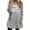 01 Gray, variant on YES,I'M ALWAY FREEZING Fuzzy Flannel Sweatshirts for Women Casual Fleece Pullovers Loose Crewneck Long Sleeve Tunic Tops