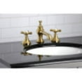 thumbnail image 2 of Kingston Brass KC7067BEX Essex 8 in. Widespread Bathroom Faucet, Brushed Brass, 2 of 5