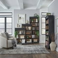 thumbnail image 2 of Liberty Furniture Meritage Stepped Bookcase Wall - Black, 2 of 5