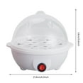 thumbnail image 3 of TIELUTT Egg Steamer Egg Poacher with Automatic Closing Function Breakfast compatible with Machine Travel Kitchen Gadgets Stone Cooker Sandwich compatible with Machine Mini Travel Cooker Pan, 3 of 5