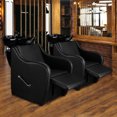 thumbnail image 2 of OmySalon Shampoo Bowl for Salon, Backwash Unit Station Barber Chair Hair Washing Sink for Stylist, Beauty SPA Equipment, 2 of 9