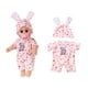 thumbnail image 1 of Conjunto de vestido navideño para muñecas Reborn de 30 cm | Disfraz navideño elástico | Colores azul, rosa y rojo | Regalo para mayores de 3 años, 1 of 6