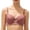 Pink, variant on Kukoosong Underwire Bras for Women Fashion Women's Embroidery Thin Style Ventilate Front Buckle Bra without Steel Rim, Sizes 40BC