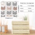 thumbnail image 6 of Yayeee 6 Pack Kitchen Dishcloths for Washing Dishes Soft Absorbent Microfiber Towels, Gray Cat Pattern, 6 of 9