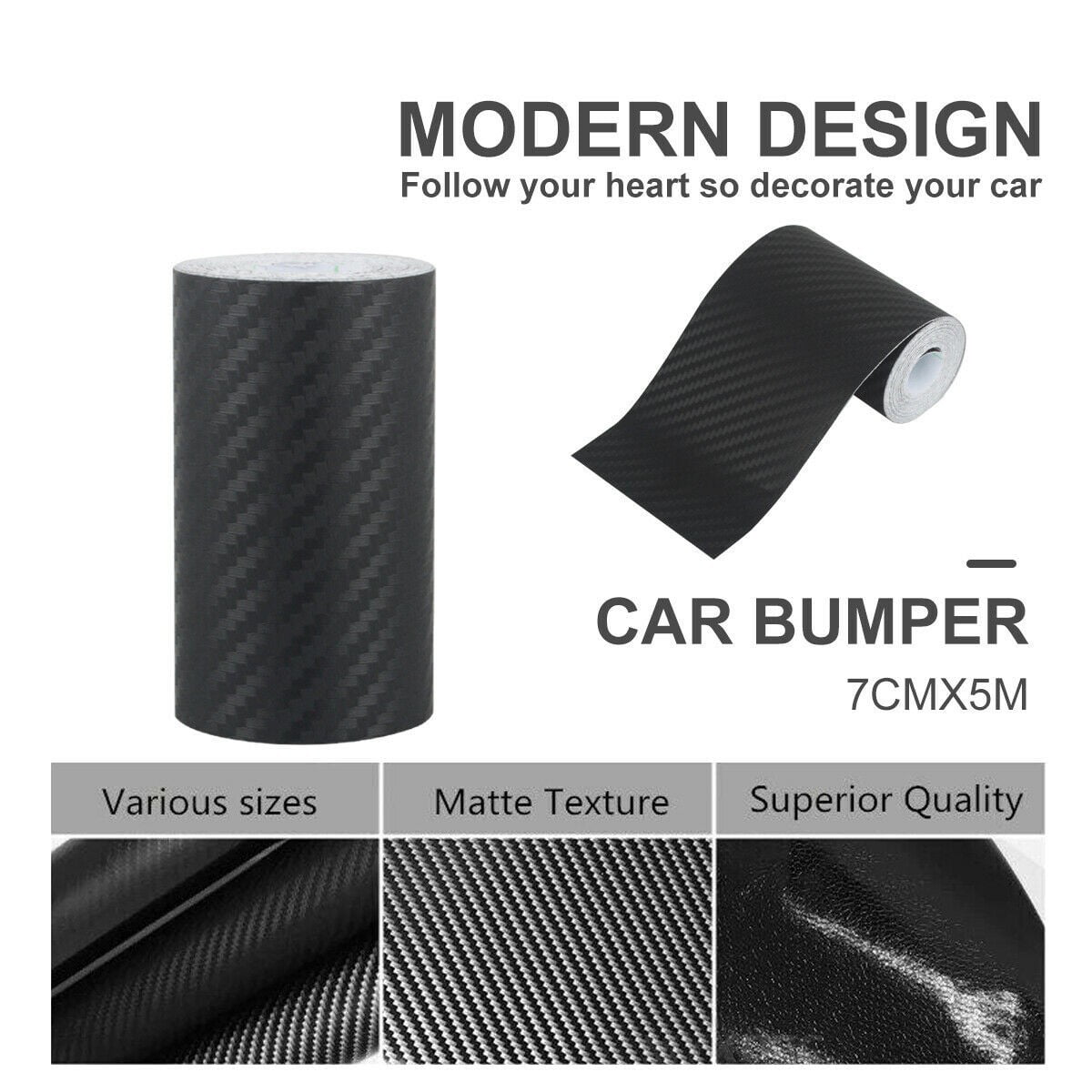 3D Carbon Fibre Vinyl Car Wrap Sheet  Various Colours and Sizes 'Air Bubble Free 