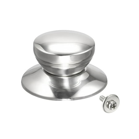 

Uxcell Universal Pot Lid Cover Knob Handle Cookware Replacement Stainless Steel Circular Pan Cover Knob 2pcs