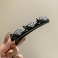 thumbnail image 1 of Fiudx Horquilla, Elegante Accesorio para Coleta, Elegante Diadema de Satén para El Pelodesordenado, Estilo Invernal, para Uso Escolar Femenino, Cambio de Peinado Rápido, Diseño de Material Cálido., 1 of 4