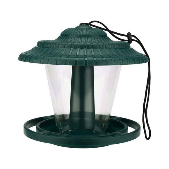 yulier Bird Feeders for Outdoors Hanging, Clear Acrylic Bird Feeder, Decor for Garden Yard Patio, Bird Food Distributor