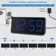 thumbnail image 3 of Peakeep Reloj despertador digital para dormitorio, reloj despertador ruidoso para personas que duermen mucho, números LED grandes para personas mayores, batería de respaldo, reloj eléctrico con cargad, 3 of 5