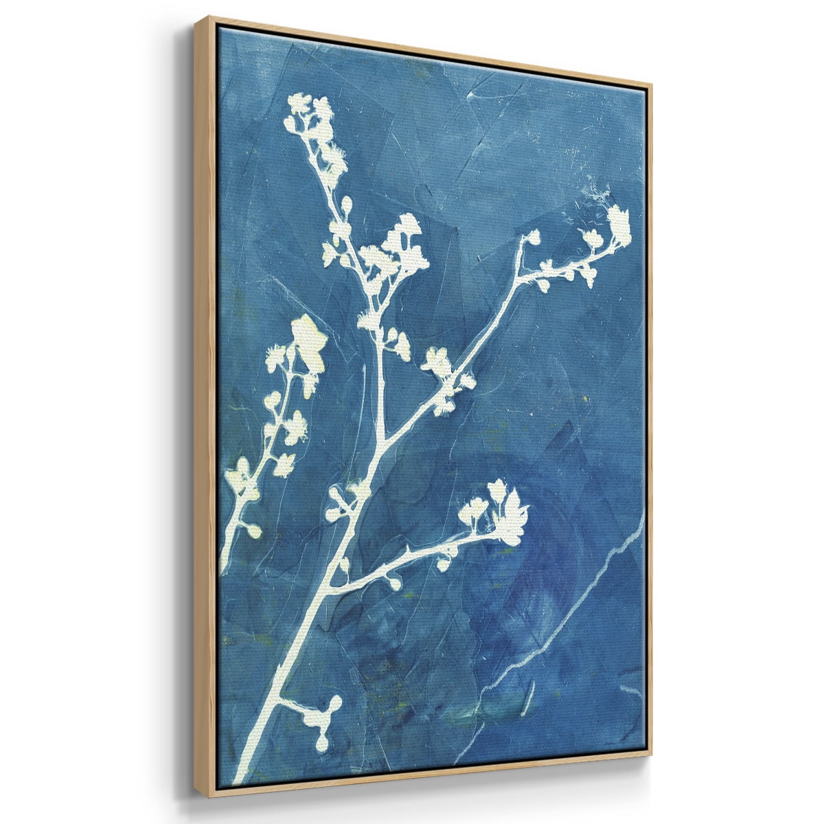 Believe Framed Premium Gallery Wrapped Canvas - Ready to Hang - 25 x 37 - Natural Wood Floating Frame