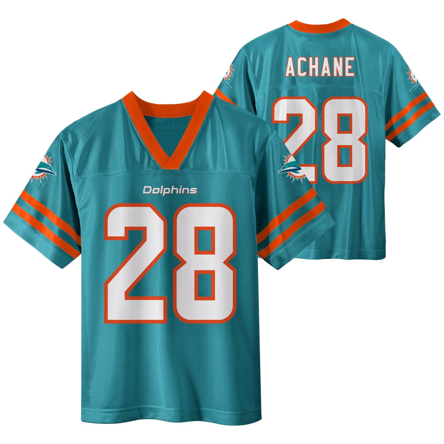 NFL Miami Dolphins Boys Sports Jerseys Game Day Fan Apparel - Achane