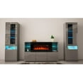 thumbnail image 2 of Komi 03 Electric Fireplace Modern Wall Unit Entertainment Center, 2 of 6
