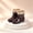 Black a, variant on Women's Cherry Print Short Ankle Rain Boots Flexible Rubber Waterproof Detachable Inner Lining for Weekend Park Trips Rainy Daily Errands Black 40