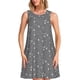 thumbnail image 1 of Easygdp Airplane Routes Around The World para Vestido Transpirable de Mujer, Vestido Suelto de Manga Corta con Pliegues y Bolsillos para el Verano, 1 of 7