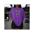 thumbnail image 1 of Playera Divertida Para Gimnasio Hoy Toca C*** Playera Para hacer Ejercicio Color Morado Talla Chica Marca Emil SaEs, 1 of 4